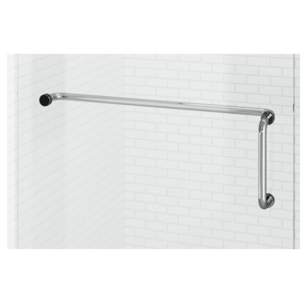 Basco 6" Pull/24" Towel Bar Combo for Glass Shower Door - CELESTA-624-OR Bronze